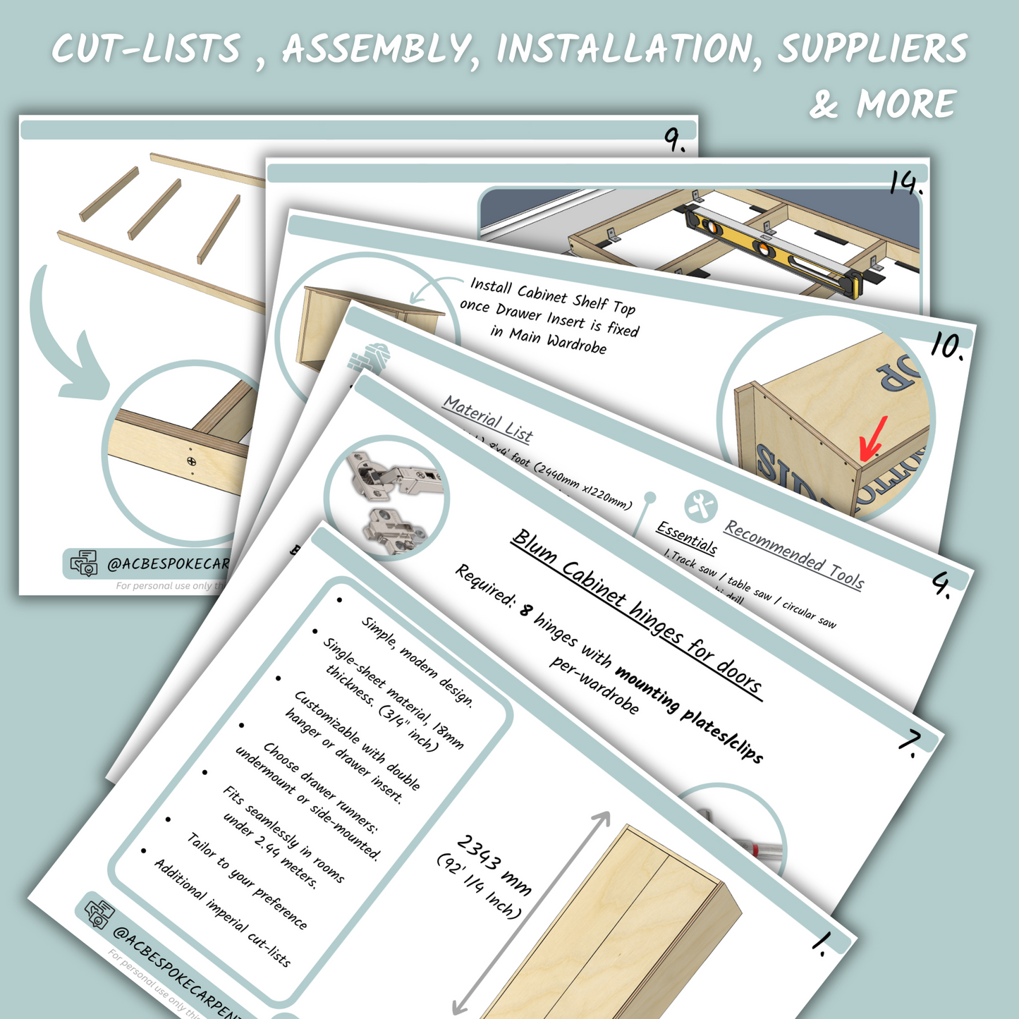 The Monobuild - DIY Wardrobe Plans