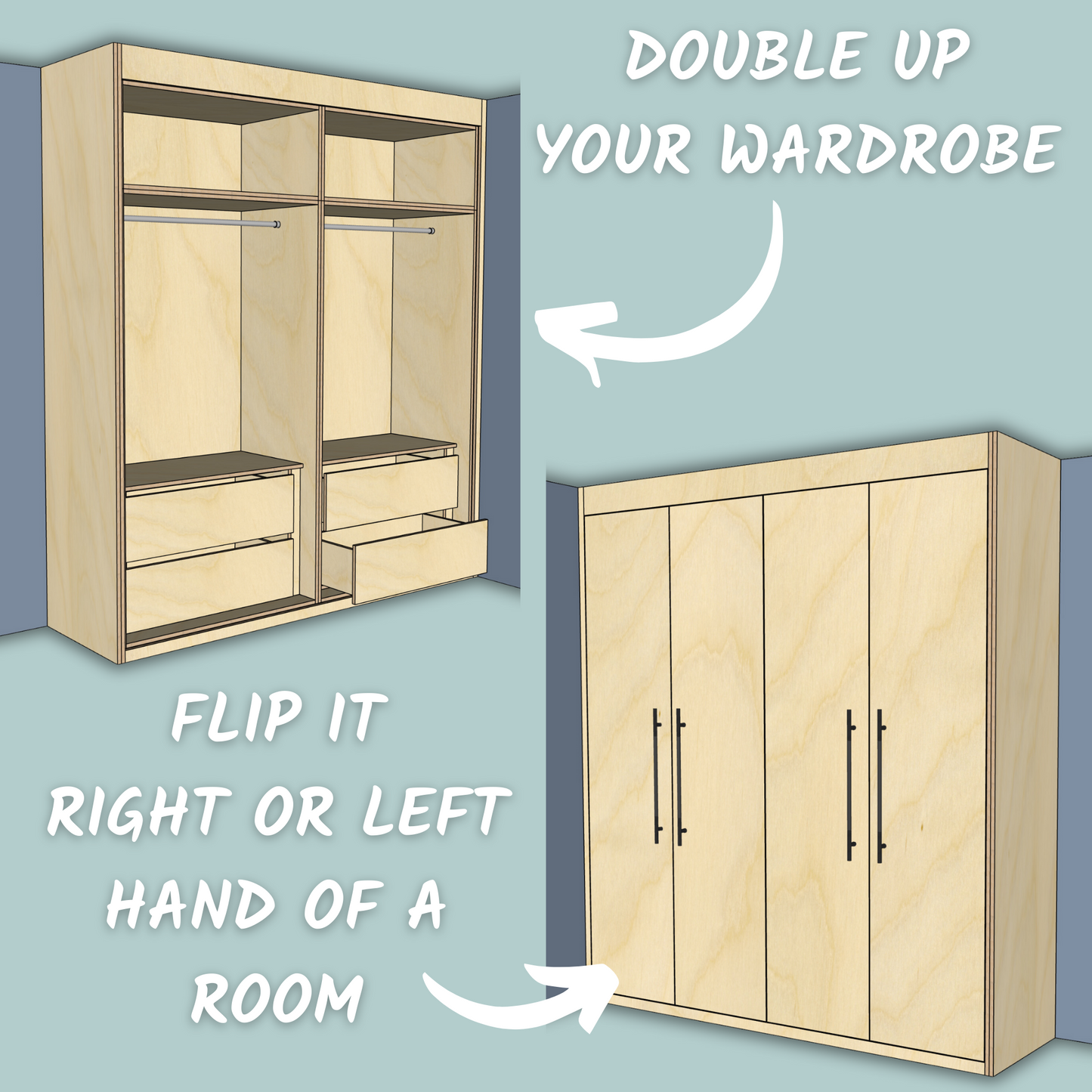 The Monobuild - DIY Wardrobe Plans