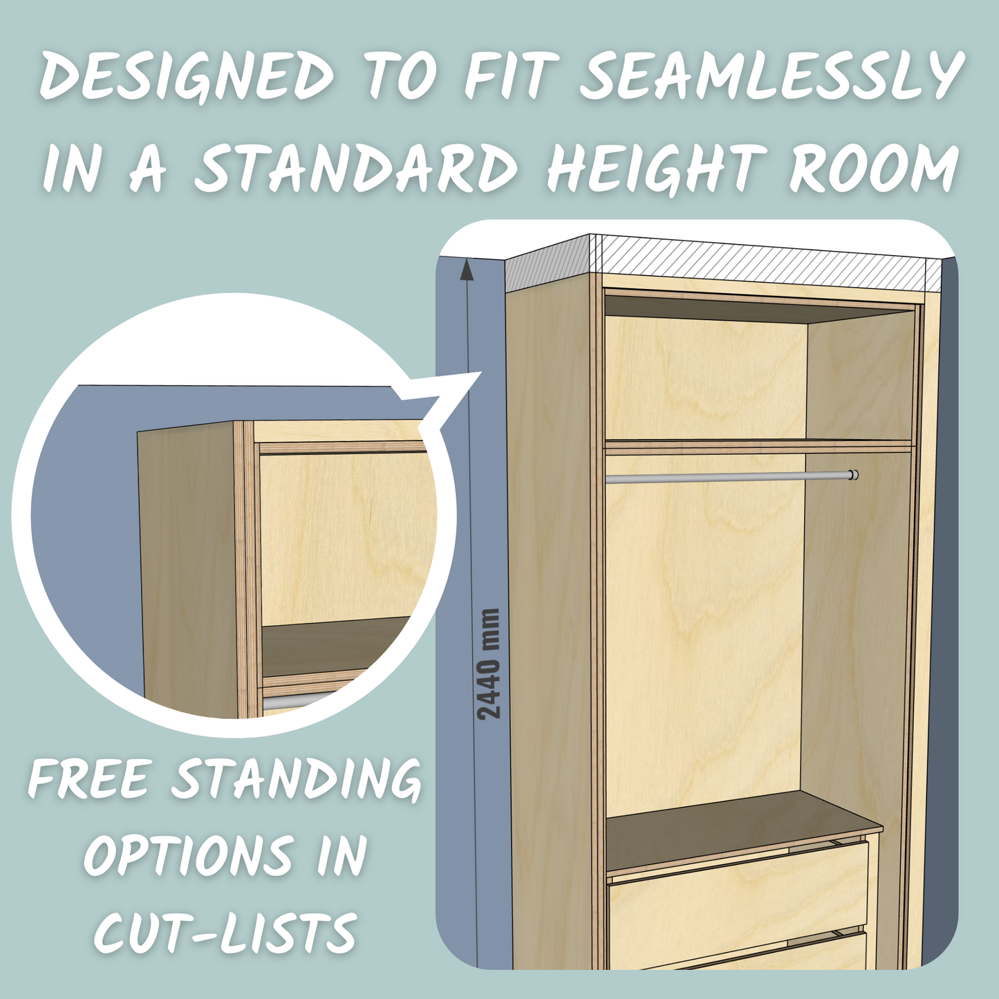 The Monobuild - DIY Wardrobe Plans