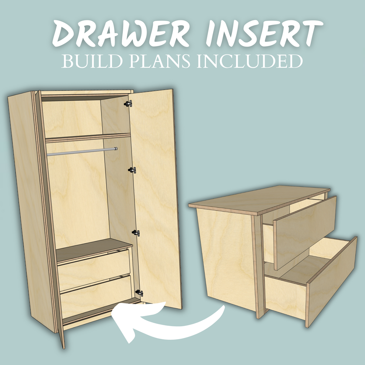 The Monobuild - DIY Wardrobe Plans – ACbespokecarpentry